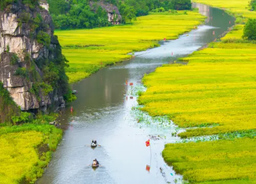 HOA LU – TAM COC – MUA CAVE – CYCLING 1 DAY