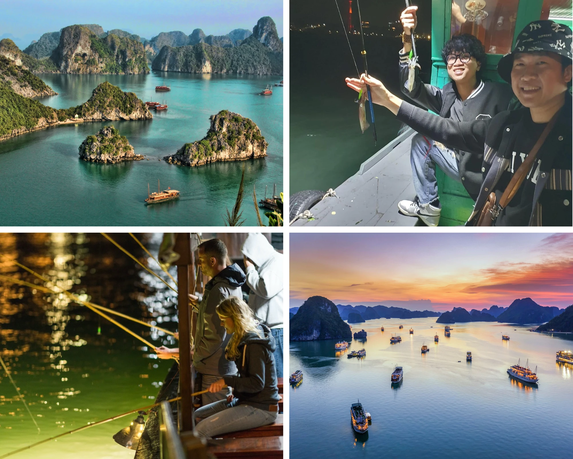 Squid Fishing in Ha Long Bay: A Wigo Tourist’s Must-Try Night Adventure (2025)